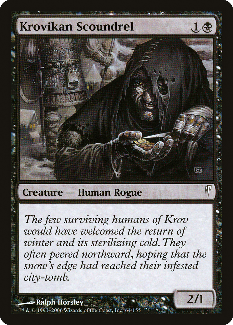 Krovikan Scoundrel (064) Foil - Coldsnap