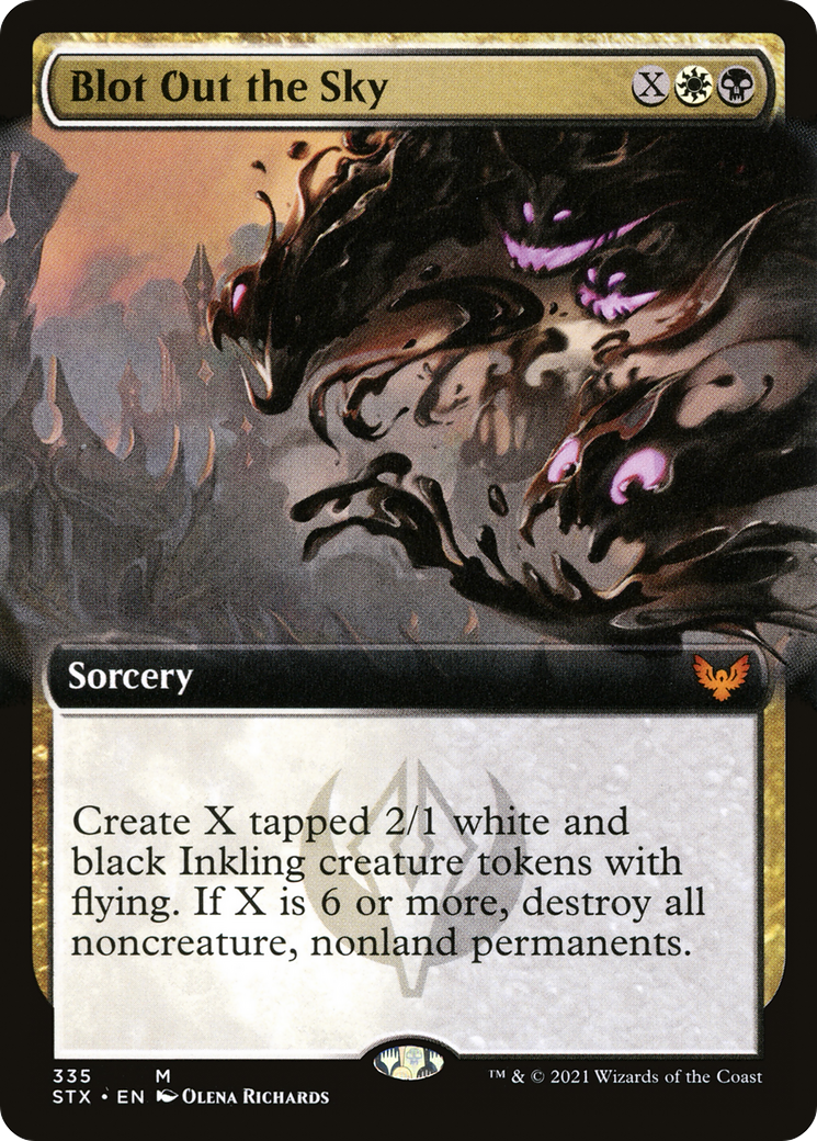 Blot Out the Sky (Extended Art) (335) - Strixhaven: School of Mages