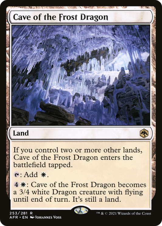 Cave of the Frost Dragon [Dungeons & Dragons: Adventures in the Forgotten Realms] Foil