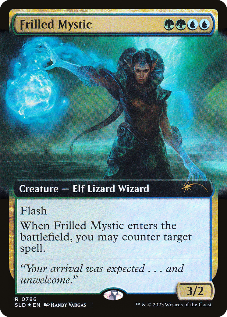 Frilled Mystic (Extended Art) [Secret Lair Drop Series] | Silver Goblin