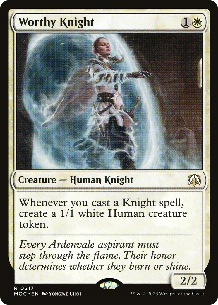Worthy Knight (217) - March of the Machine Commander