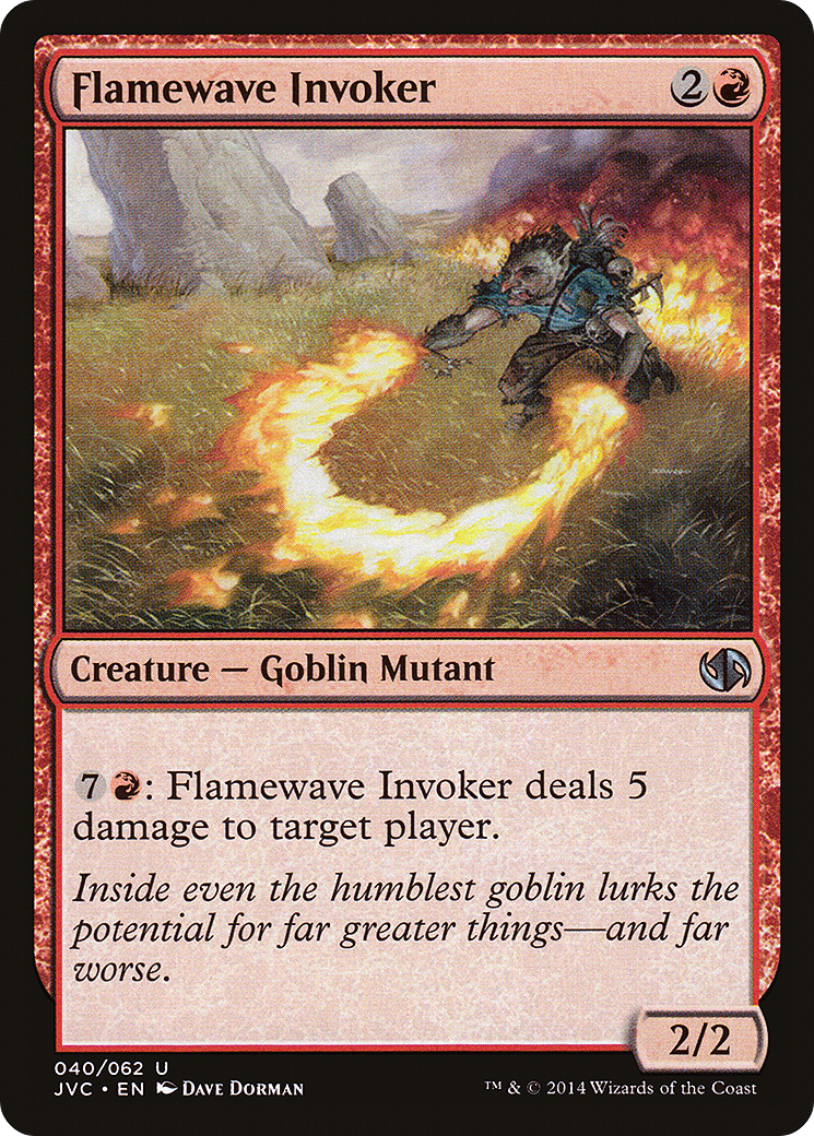 Flamewave Invoker [Duel Decks Anthology] | Silver Goblin