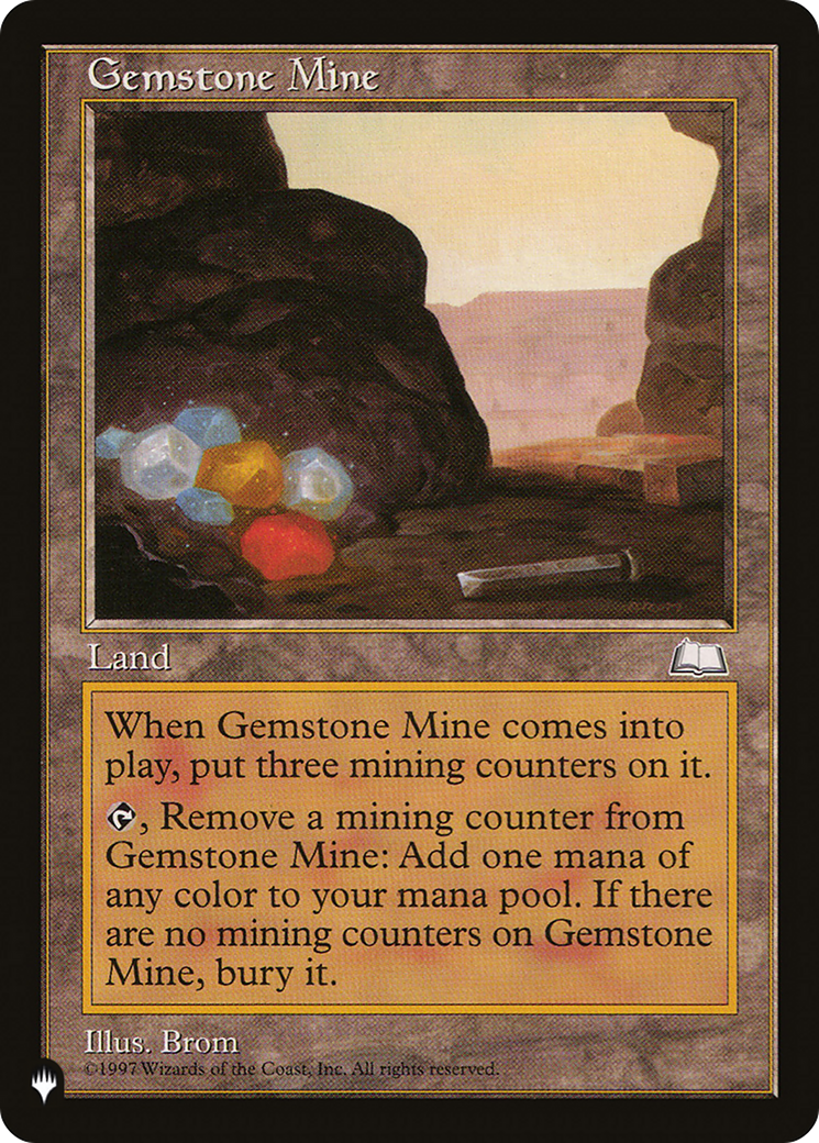 Gemstone Mine (Retro) (WTH-164) - The List