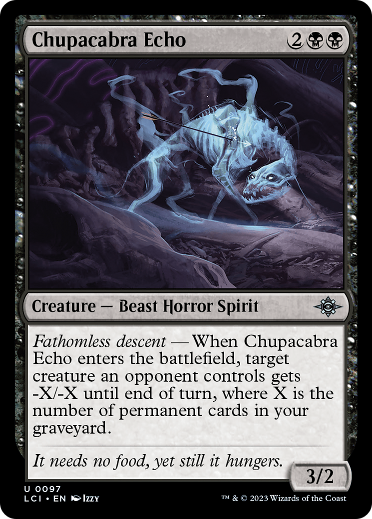 Chupacabra Echo (097) Foil - The Lost Caverns of Ixalan