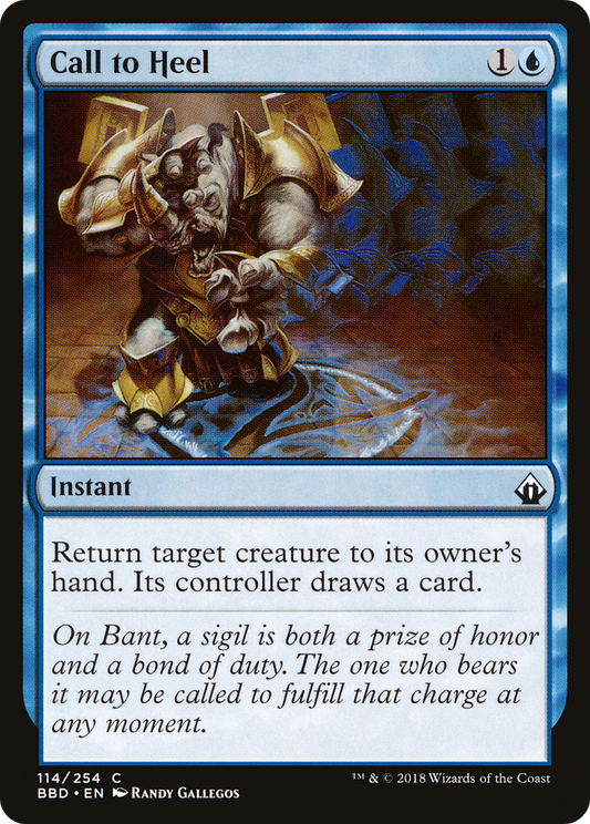 Call to Heel [Battlebond] Foil