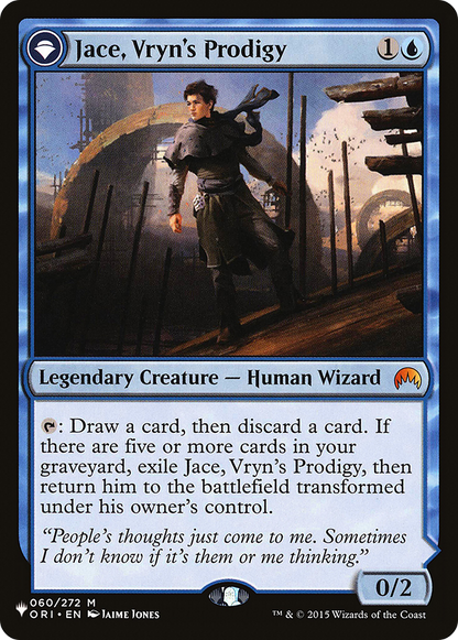Jace, Vryn's Prodigy // Jace, Telepath Unbound (ORI-60) - The List