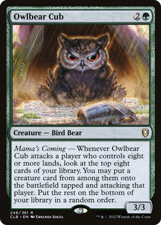 Owlbear Cub (246) - Commander Legends: Battle for Baldur's Gate