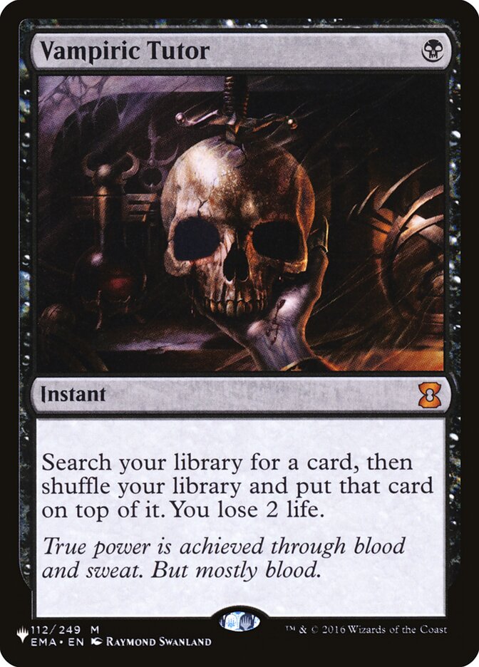 Vampiric Tutor [The List] | Silver Goblin