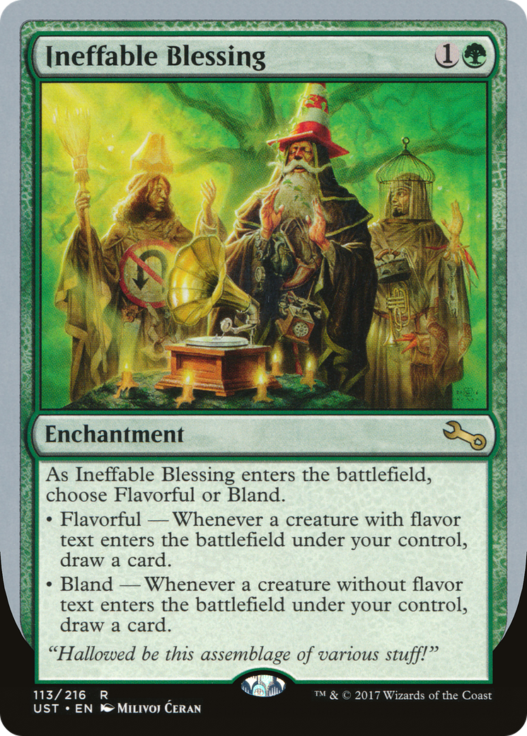 Ineffable Blessing (113a) - Unstable