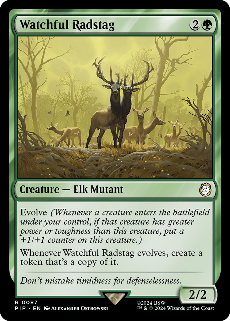 Watchful Radstag (087)