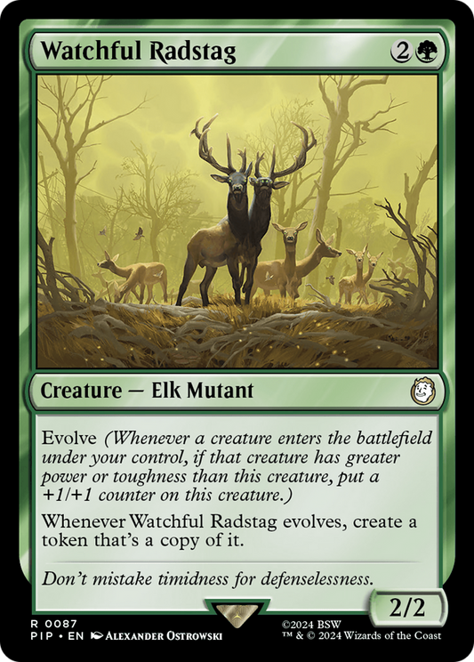 Watchful Radstag (087)
