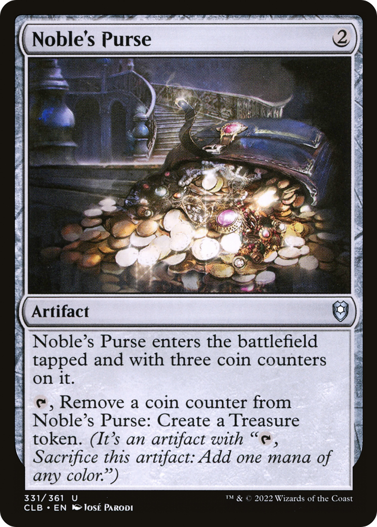 Noble's Purse (331) Foil - Commander Legends: Battle for Baldur's Gate