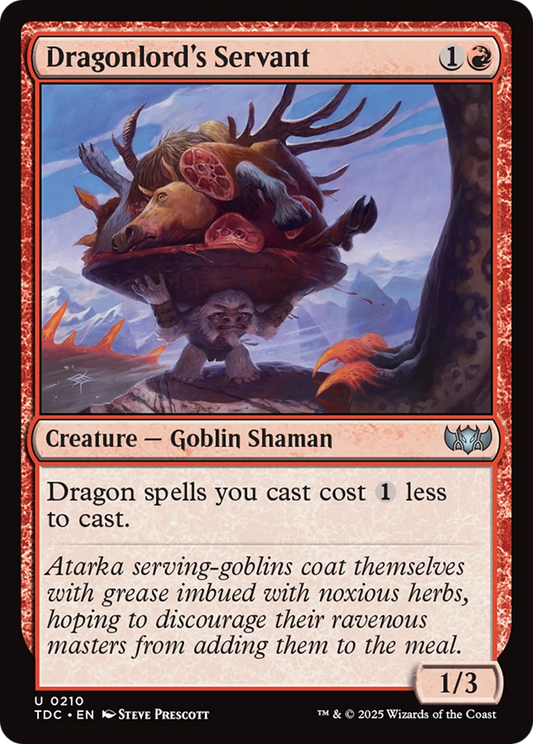 Dragonlord's Servant (210) - Commander: Tarkir: Dragonstorm