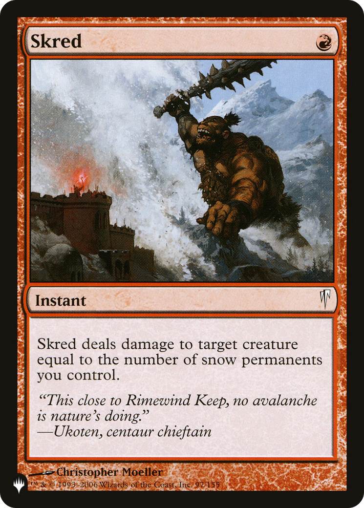 Skred (CSP-97) - The List