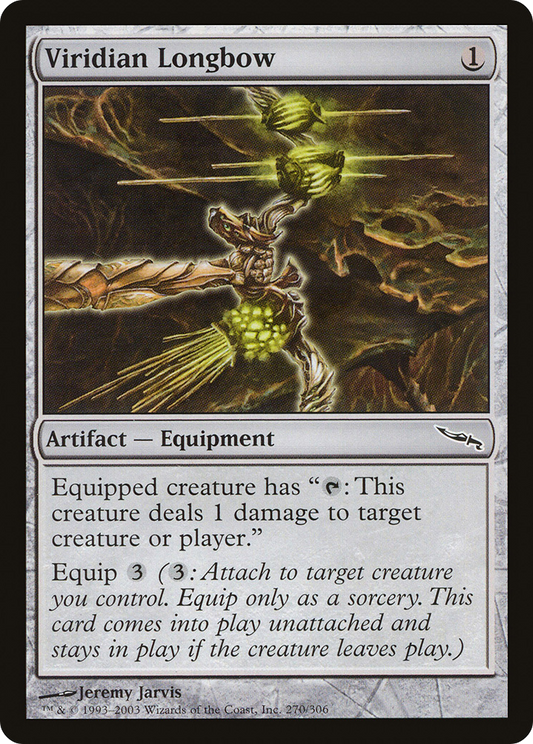 Viridian Longbow [Mirrodin] Foil