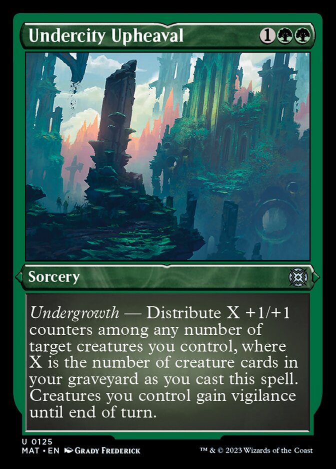 Undercity Upheaval (125) Etched - March of the Machine: The Aftermath