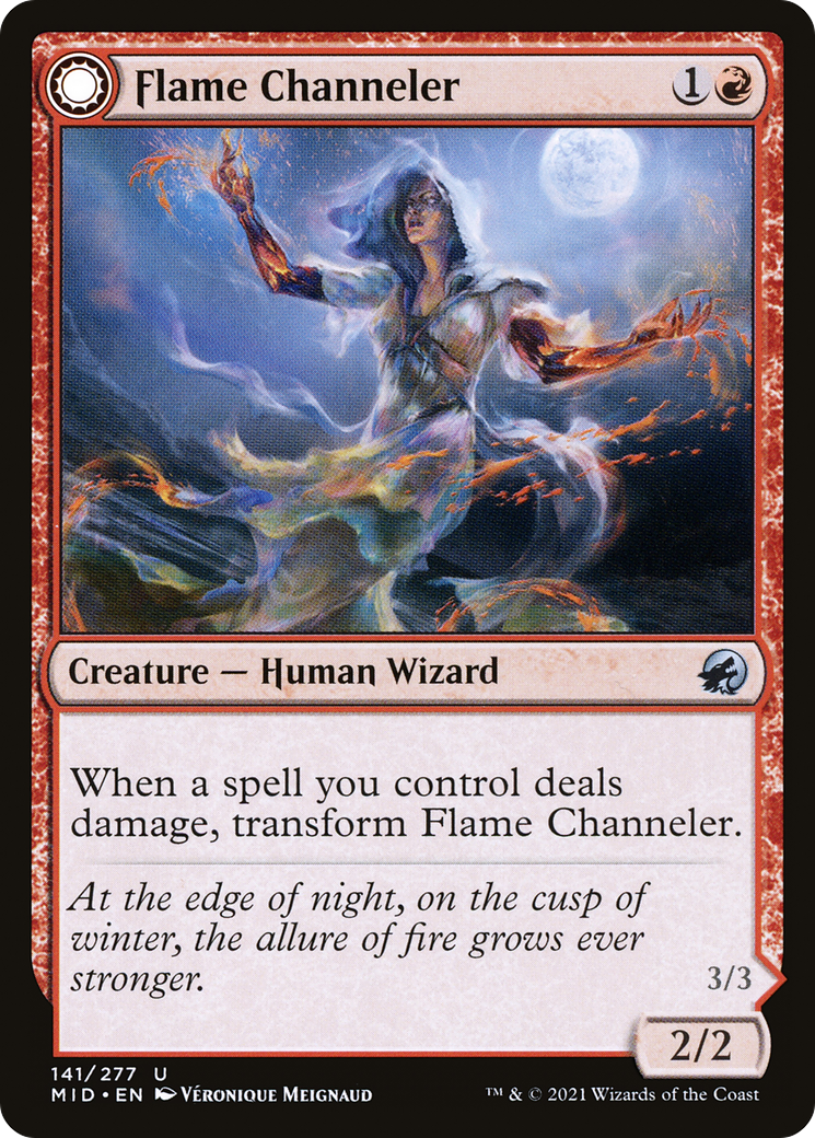Flame Channeler // Embodiment of Flame (141) Foil - Innistrad: Midnight Hunt