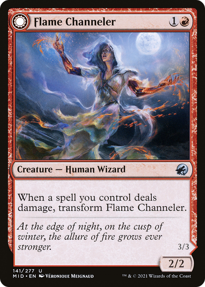 Flame Channeler // Embodiment of Flame (141) Foil - Innistrad: Midnight Hunt