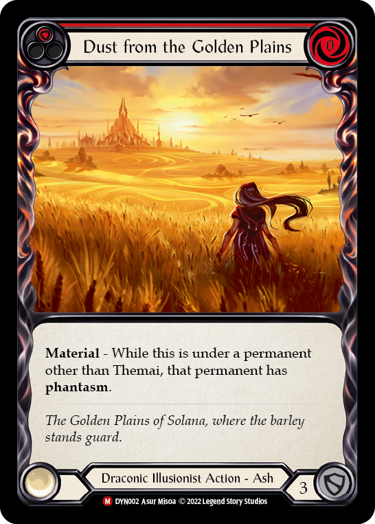 Dust from the Golden Plains [DYN002] (Dynasty)  Rainbow Foil | Silver Goblin