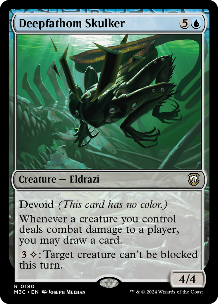 Deepfathom Skulker (Ripple Foil) [Modern Horizons 3 Commander] | Silver Goblin