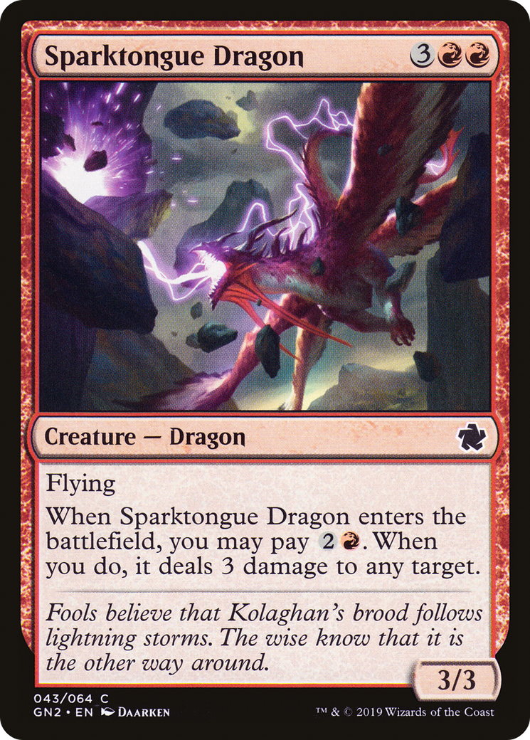 Sparktongue Dragon (043) - Game Night 2019