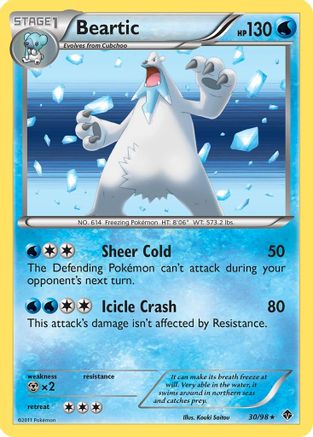 Beartic (30) Holofoil - Emerging Powers