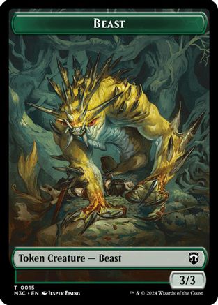 Beast // Insect (15/25) - Commander: Modern Horizons 3 Tokens