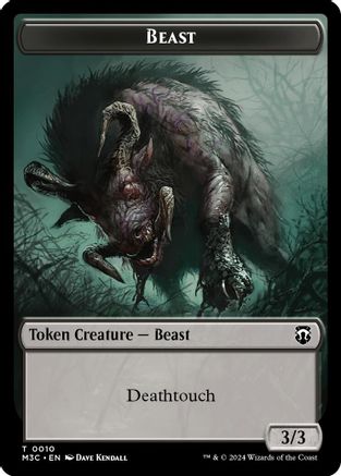 Beast // Shapeshifter (10/8) Ripple Foil - Commander: Modern Horizons 3 Tokens