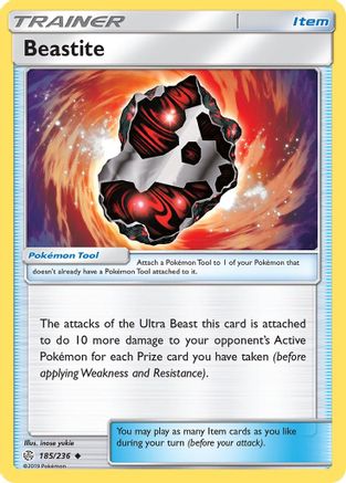 Beastite (185) Reverse Holofoil - Cosmic Eclipse