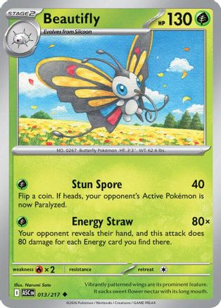 Beautifly (13) Reverse Holofoil - Ascended Heroes