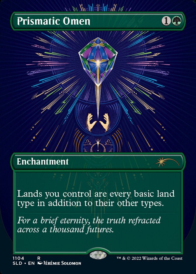 Prismatic Omen (Borderless) [Secret Lair Drop Series] | Silver Goblin