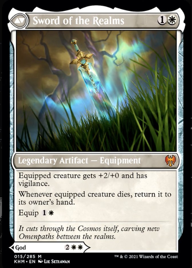 Halvar, God of Battle // Sword of the Realms (015) Foil - Kaldheim