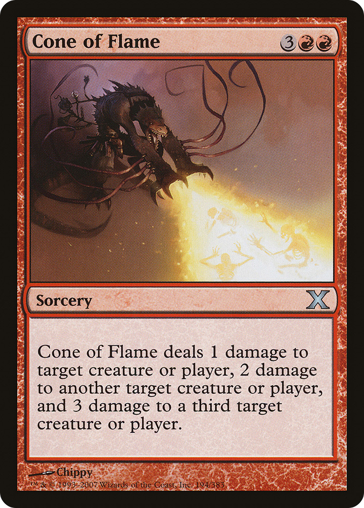 Cone of Flame (194) Foil - Tenth Edition