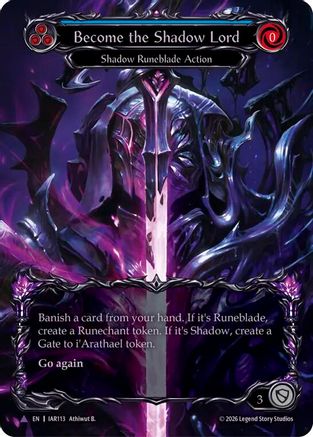 Become the Shadow Lord (Marvel) (IAR113) Cold Foil - Usurp the Shadow Throne