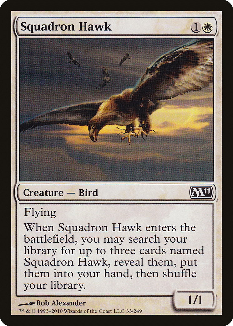 Squadron Hawk (033) Foil - Magic 2011