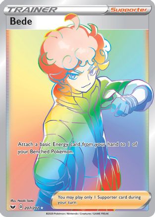 Bede (207) Holofoil - Sword & Shield
