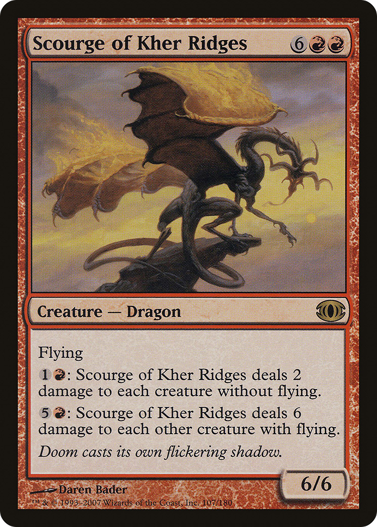 Scourge of Kher Ridges (107) Foil - Future Sight