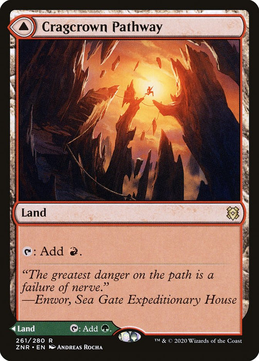 Cragcrown Pathway // Timbercrown Pathway (261) - Zendikar Rising