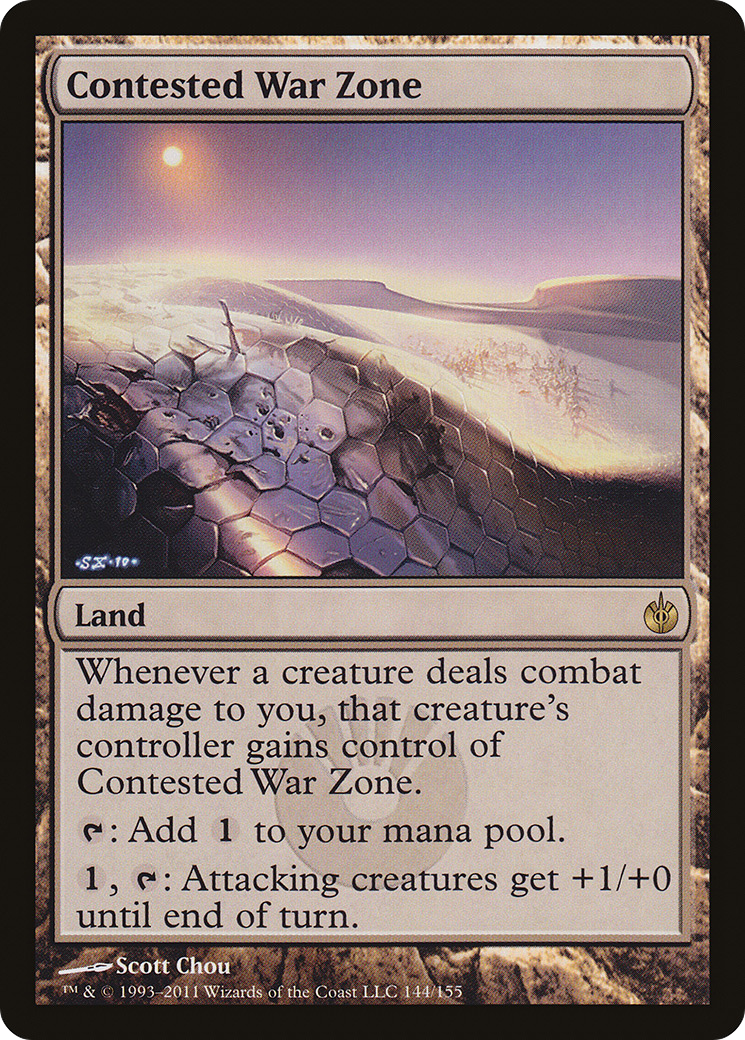 Contested War Zone (144) - Mirrodin Besieged