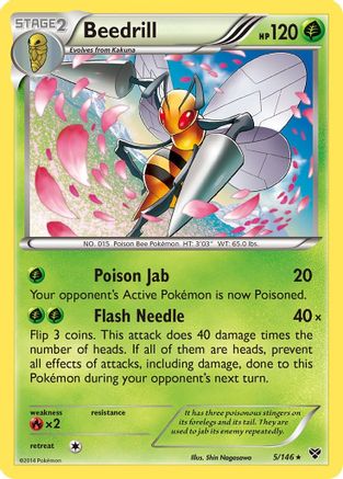 Beedrill (5) - XY Base Set