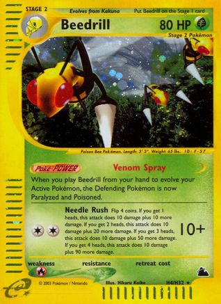 Beedrill (H4) Holofoil - Skyridge