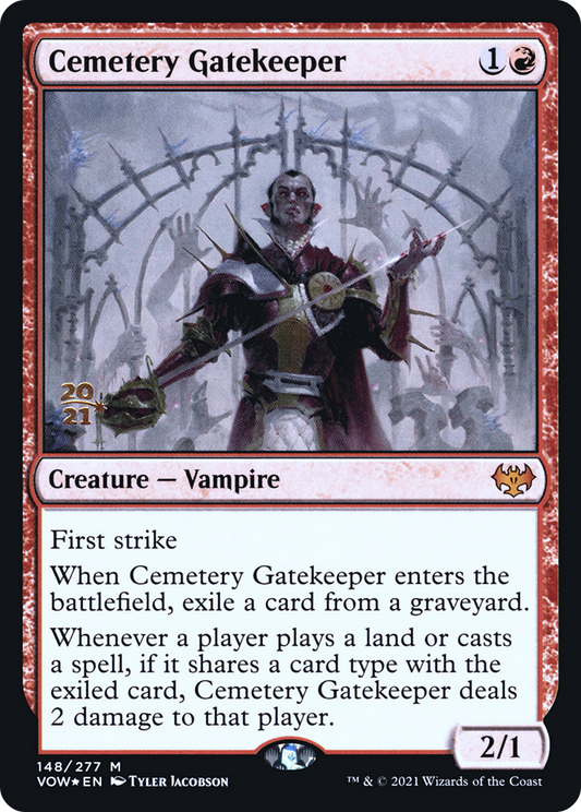 Cemetery Gatekeeper [Innistrad: Crimson Vow Prerelease Promos]