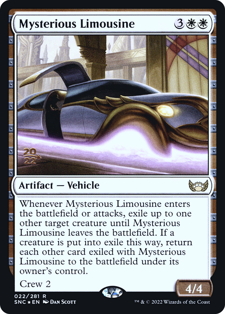 Mysterious Limousine (022) Foil - Streets of New Capenna Promos