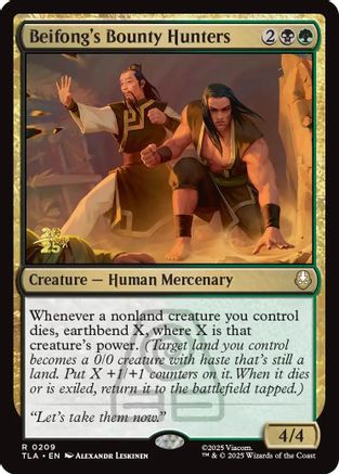 Beifong's Bounty Hunters (Prerelease) (209) Foil - Avatar: The Last Airbender