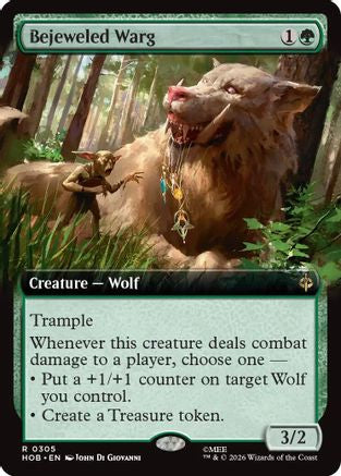 Bejeweled Warg (Extended Art) (305) - The Hobbit