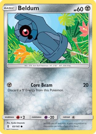 Beldum (83) Reverse Holofoil - Guardians Rising
