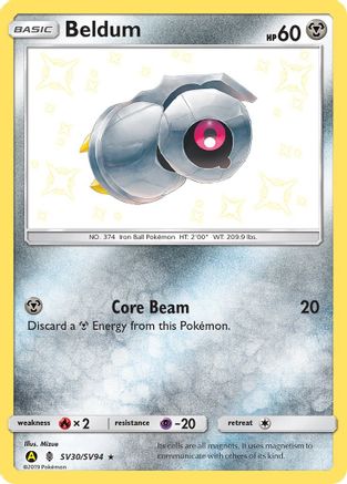 Beldum (SV30) (Shiny Vault) Holofoil - Hidden Fates
