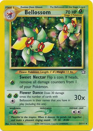Bellossom (3) (Unlimited) Holofoil - Neo Genesis