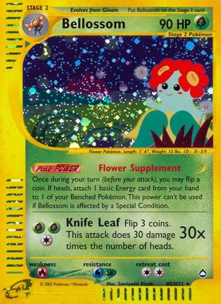 Bellossom (H5) Holofoil - Aquapolis