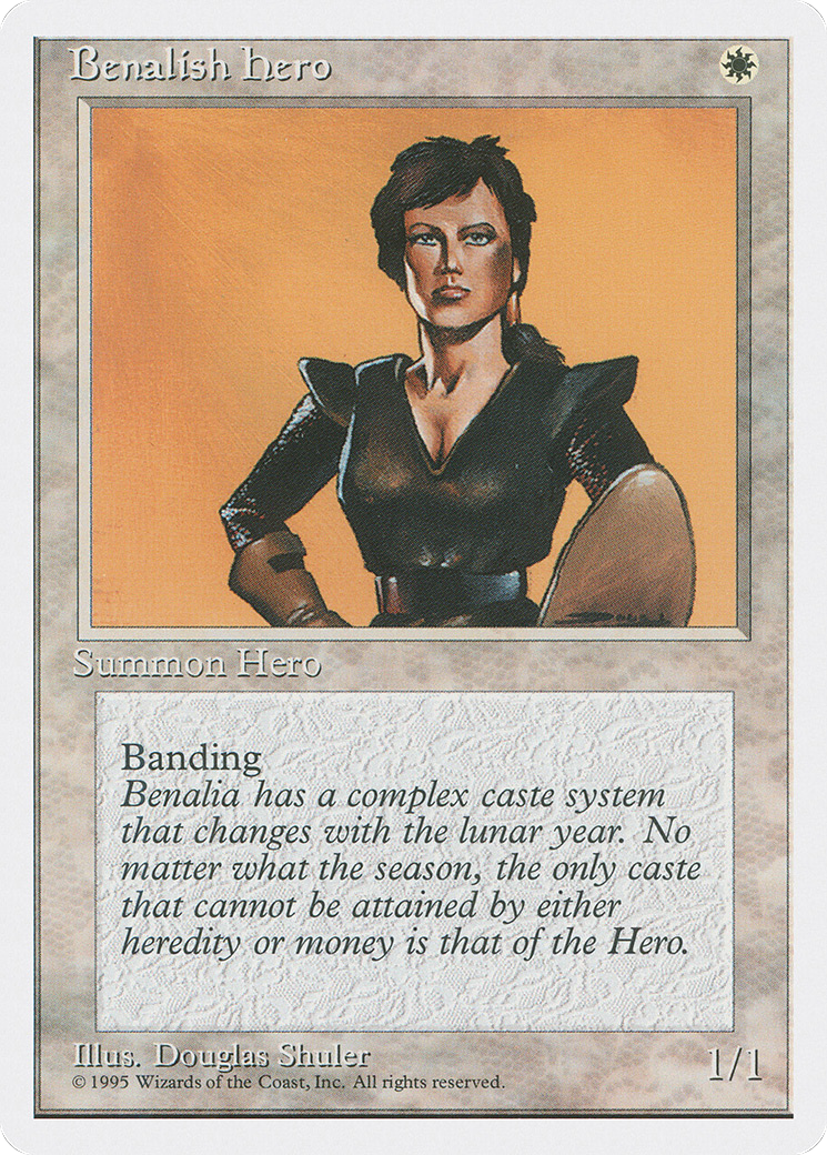 Benalish Hero - Fourth Edition